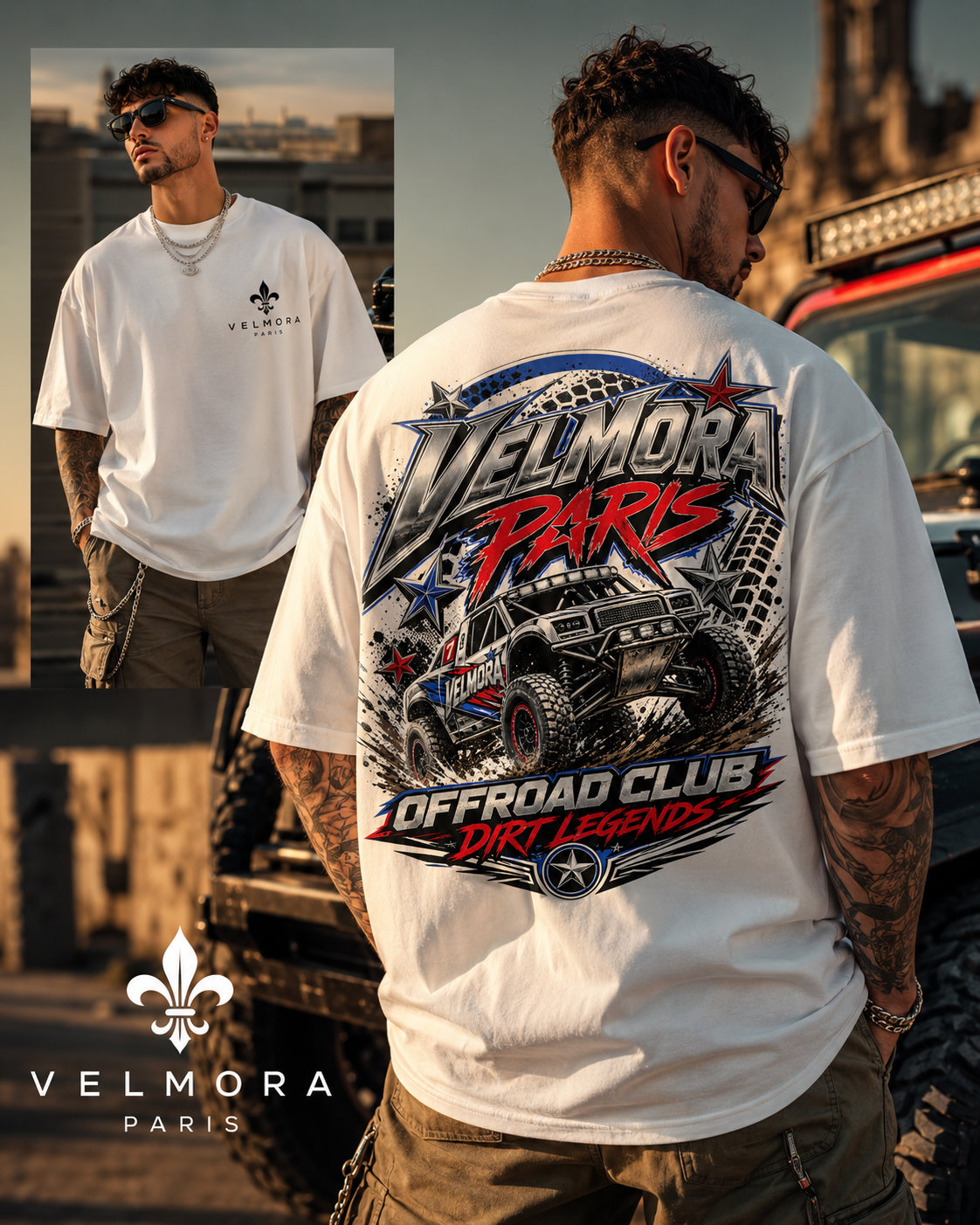 Velmora Paris Offroad Graphic T-Shirt