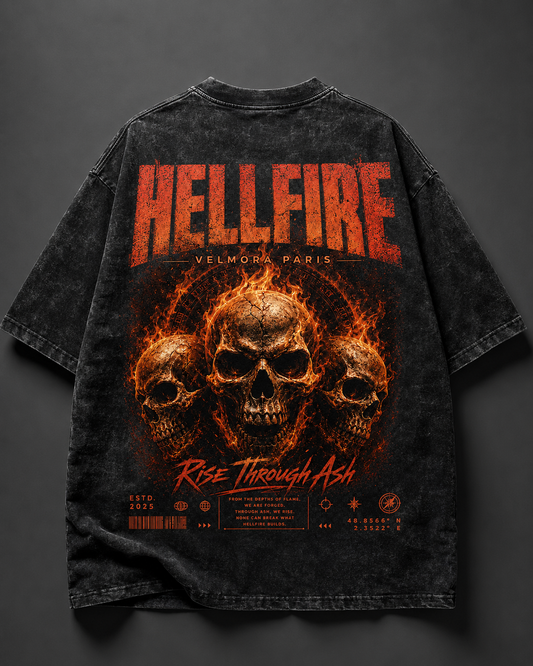 Bold Skull Print Streetwear Tee
