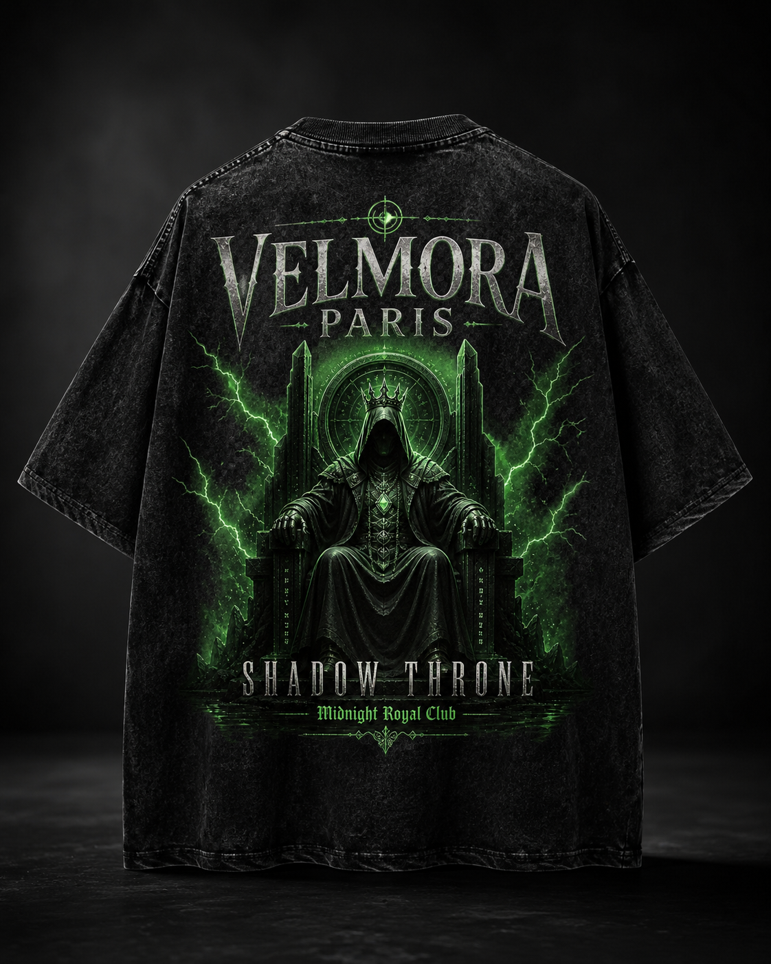 Velmora Paris Shadow Throne T-Shirt