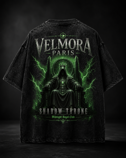 Velmora Paris Shadow Throne T-Shirt