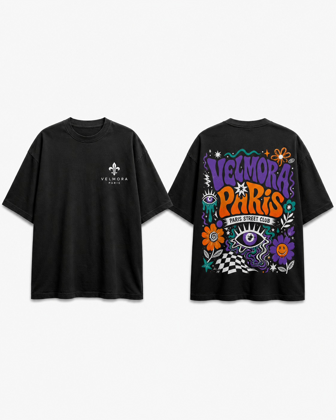 Velmora Paris Graphic T-shirt
