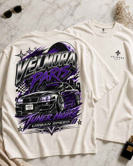 Velmora Paris Tuner Nights T-Shirt