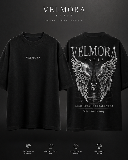 Luxury Streetwear with Angel Wings Design