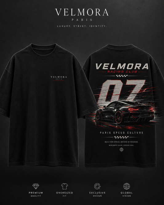 Velmora Racing Club Oversized T-Shirt