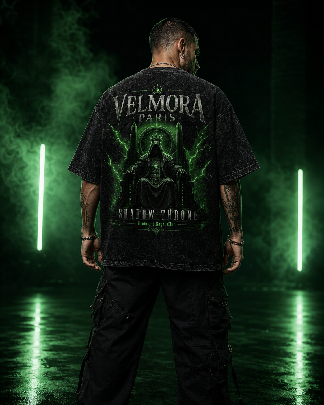 Velmora Paris Shadow Throne T-Shirt