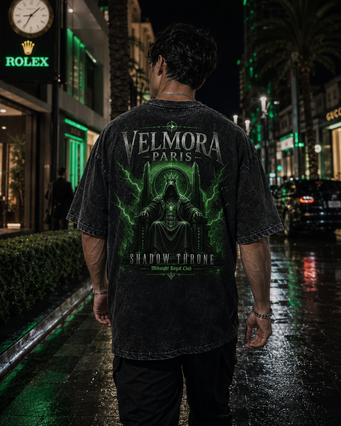 Velmora Paris Shadow Throne T-Shirt