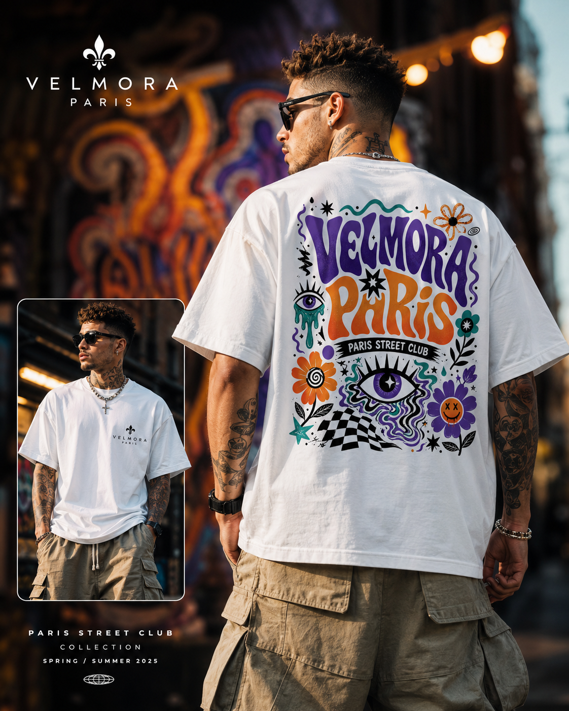 Velmora Paris Graphic T-shirt